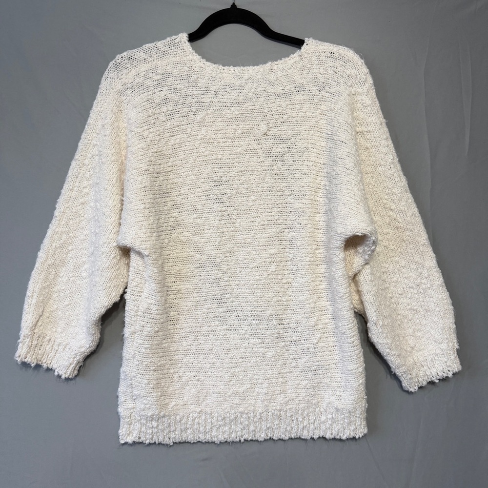 Vtg Alexis Womens Floral Chunky Knit Sweater Large Pearls Grannycore Cottagecore - Picture 9 of 10